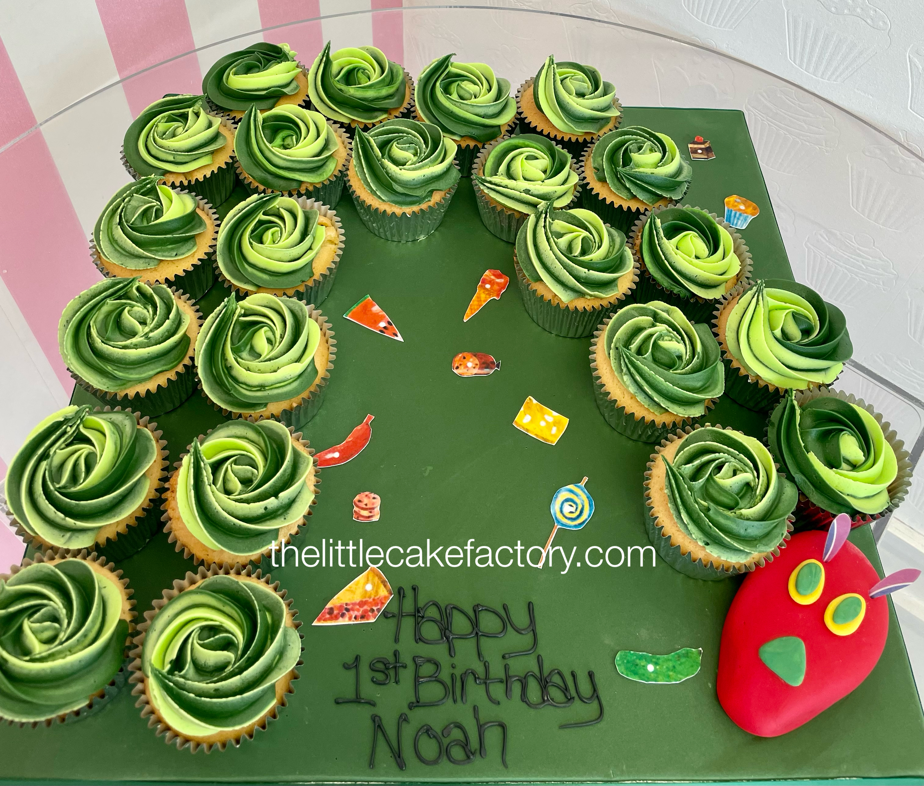 the hungry caterpillar cupcakes Cake | Children Cakes